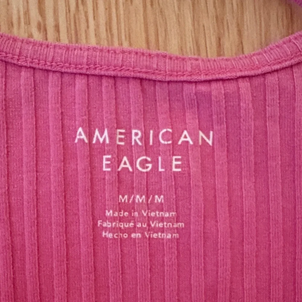 American Eagle Outfitters Pink Ribbed Camisole - Picture 2 of 3